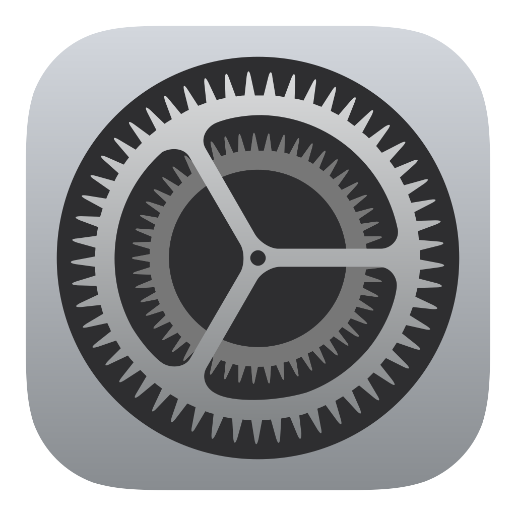 Icône Réglages Système macOS